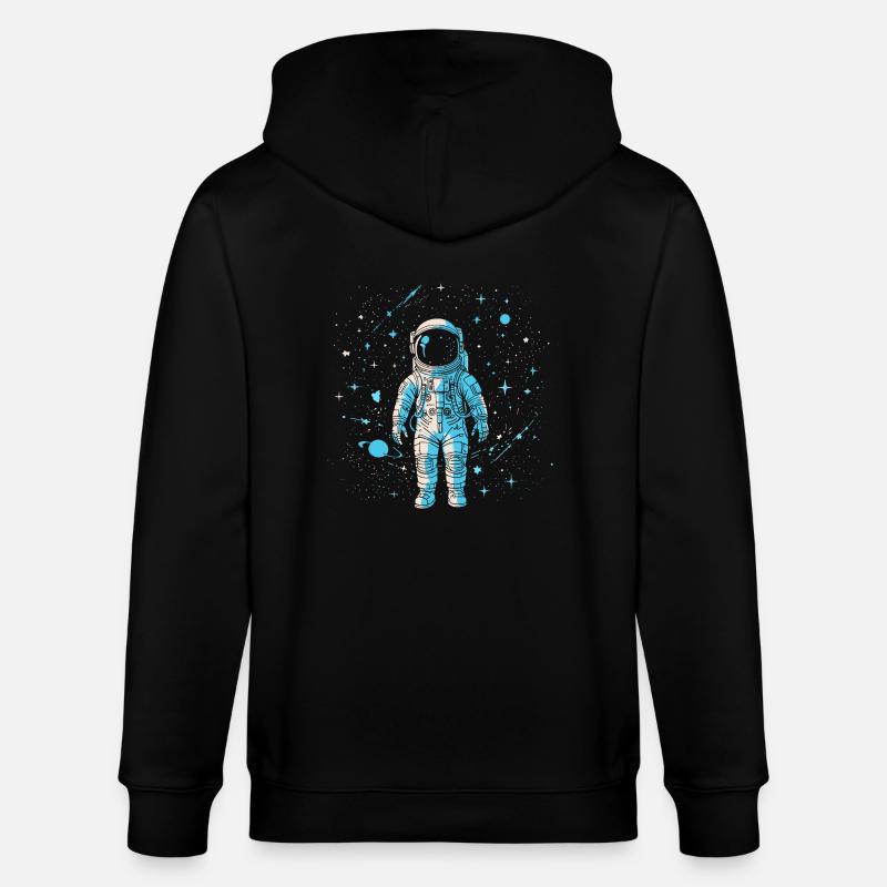 Astronaute - Veste à capuche bio CULTIVATOR Stanley/Stella Unisexe - noir
