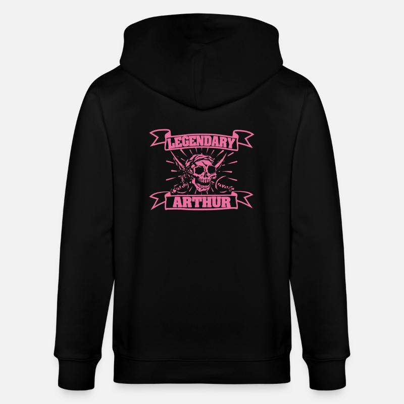 Fasching Arthur - Stanley/Stella Unisex Bio-Kapuzenjacke CULTIVATOR  - Schwarz