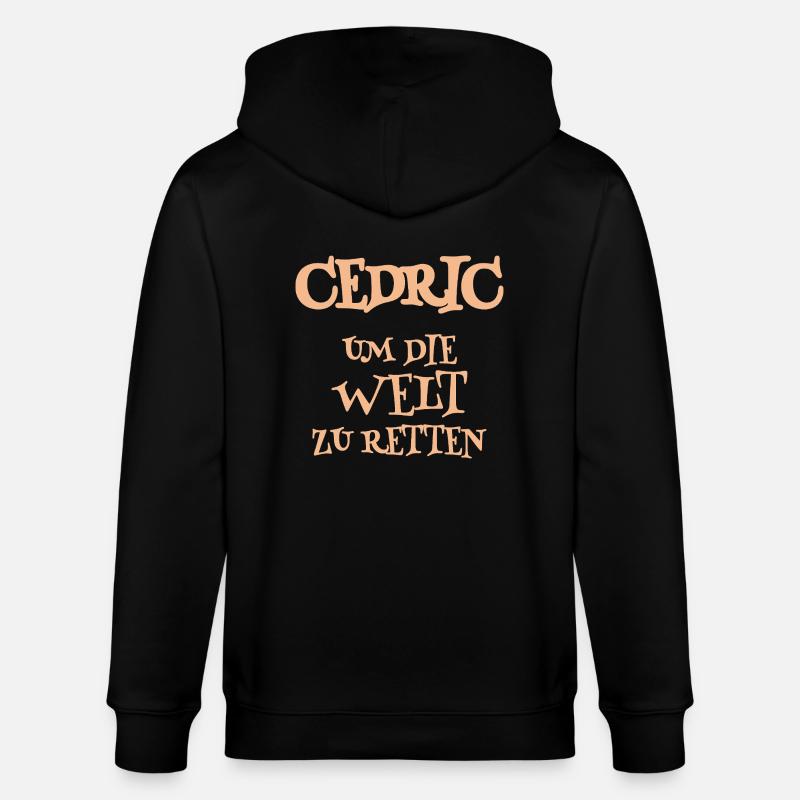 Helfer Cedric - Stanley/Stella Unisex Bio-Kapuzenjacke CULTIVATOR  - Schwarz