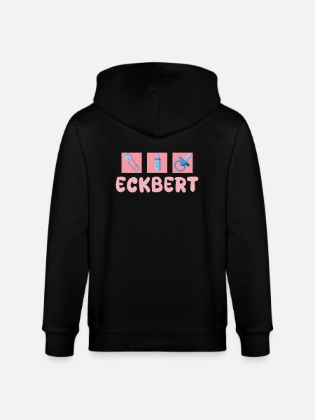 Geschenk für Eckbert - Stanley/Stella Unisex Bio-Kapuzenjacke CULTIVATOR - Schwarz