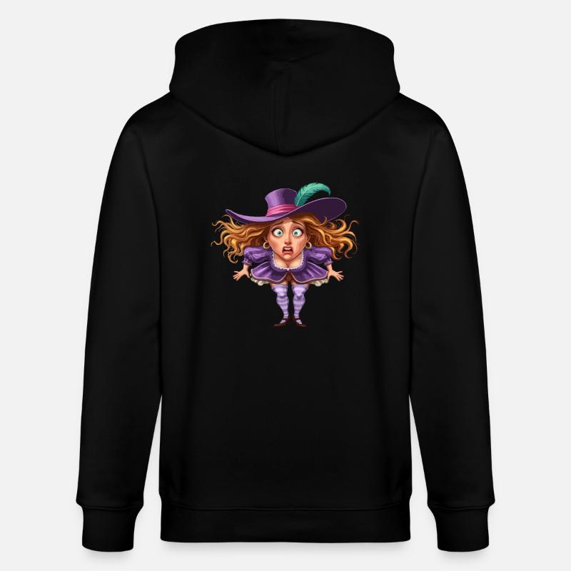 Fais-moi peur - Veste à capuche bio CULTIVATOR Stanley/Stella Unisexe - noir