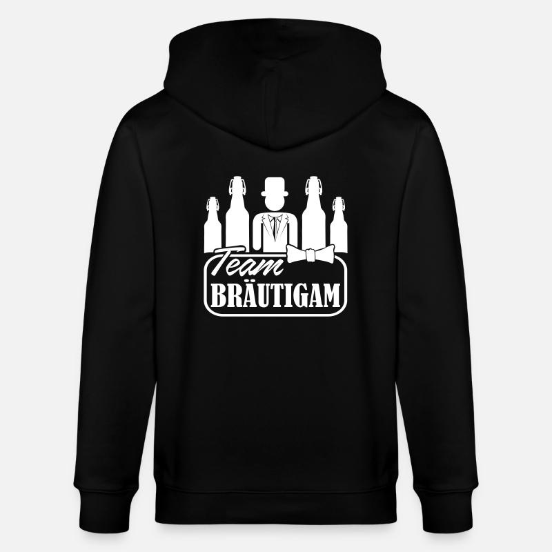 team braeutigam jga - Stanley/Stella Unisex Bio-Kapuzenjacke CULTIVATOR - Schwarz