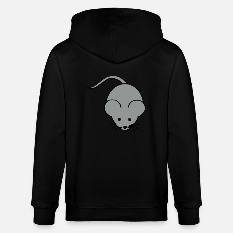 maus - Stanley/Stella Unisex Bio-Kapuzenjacke CULTIVATOR  - Schwarz