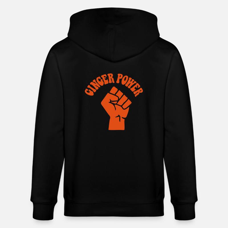 Ginger Strom - Stanley/Stella Unisex Bio-Kapuzenjacke CULTIVATOR  - Schwarz