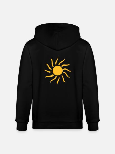 Sonne - Stanley/Stella Unisex Bio-Kapuzenjacke CULTIVATOR - Schwarz