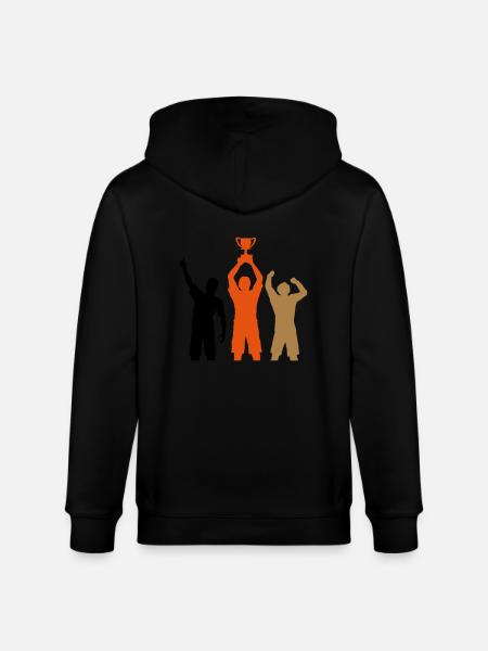 Cup Master Final - Stanley/Stella CULTIVATOR  Unisex Organic Hooded Jacket - black