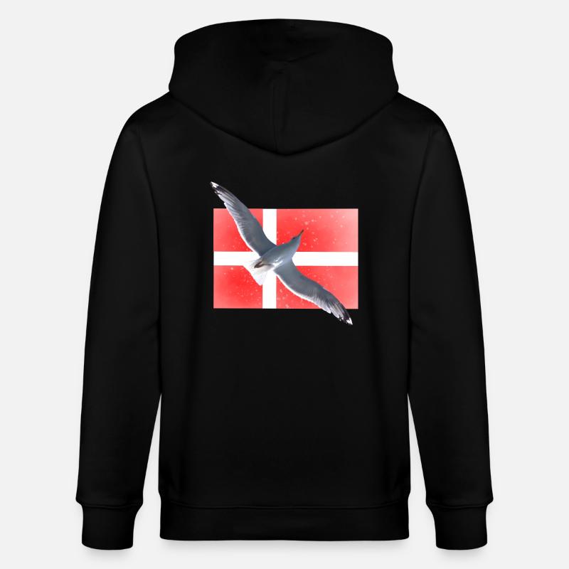 Danemark Mouette Danmark - Veste à capuche bio CULTIVATOR Stanley/Stella Unisexe - noir