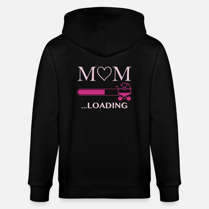 mom loading - Stanley/Stella Unisex Bio-Kapuzenjacke CULTIVATOR  - Schwarz