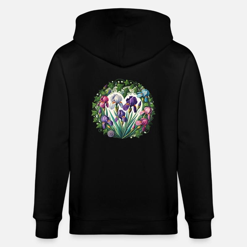 Iris - Veste à capuche bio CULTIVATOR Stanley/Stella Unisexe - noir