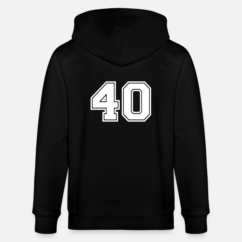 Numéro 40 - Veste à capuche bio CULTIVATOR Stanley/Stella Unisexe - noir