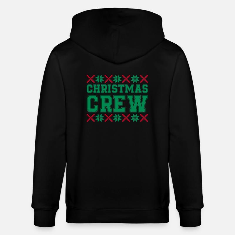 Équipage de Noël Noël - Veste à capuche bio CULTIVATOR Stanley/Stella Unisexe - noir