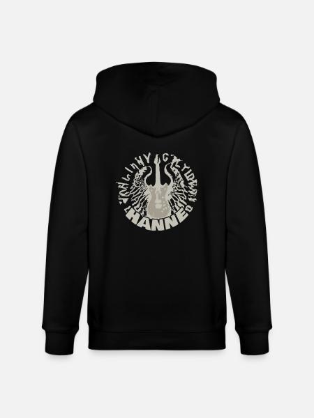 Guitar Hanne - Stanley/Stella CULTIVATOR  Unisex Organic Hooded Jacket - black