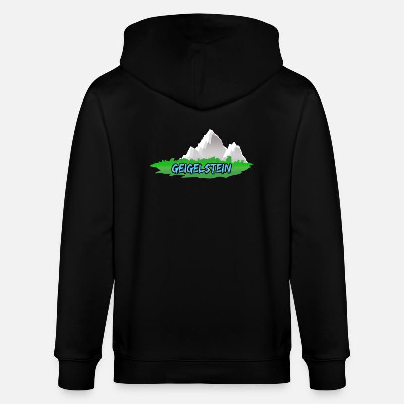 Geigelstein - Veste à capuche bio CULTIVATOR Stanley/Stella Unisexe - noir