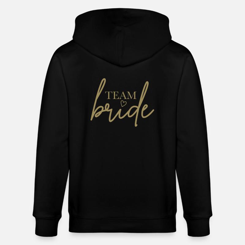 L’équipe Bride with Heart - Veste à capuche bio CULTIVATOR Stanley/Stella Unisexe - noir