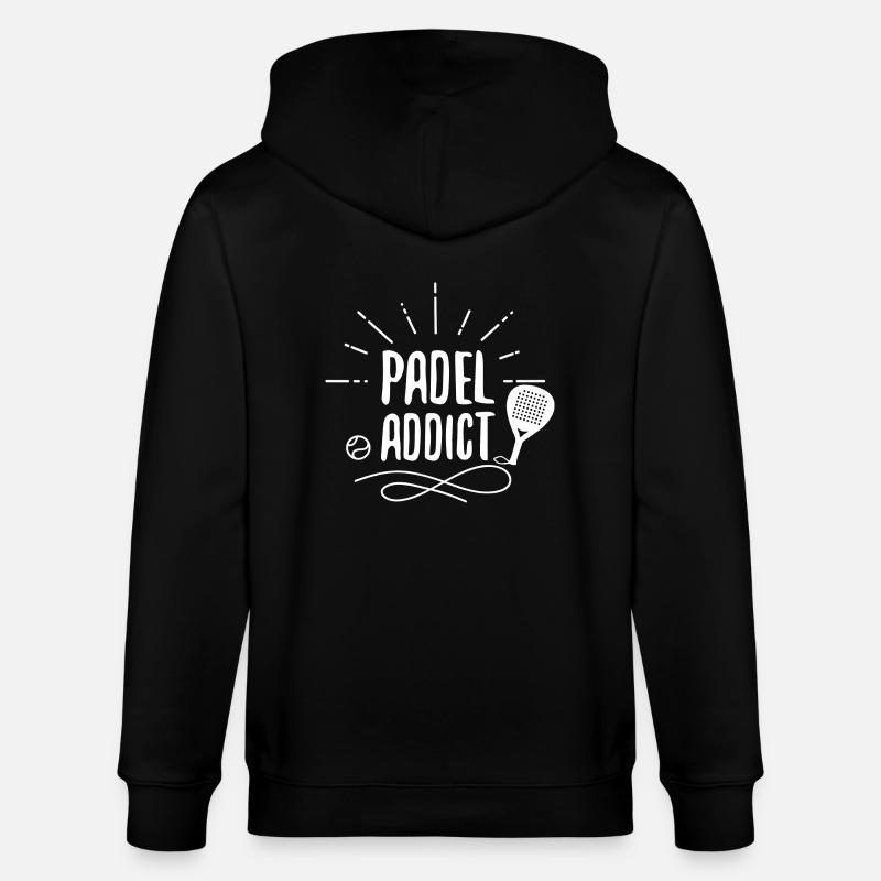 Padel Addict - Veste à capuche bio CULTIVATOR Stanley/Stella Unisexe - noir