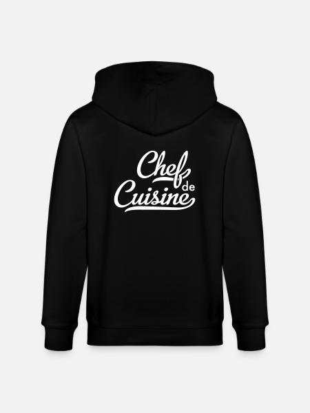 Chef de Cuisine - Stanley/Stella CULTIVATOR  Unisex Organic Hooded Jacket - black