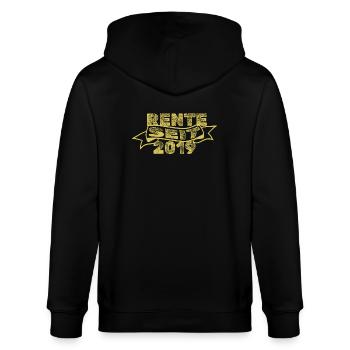 2019 - Stanley/Stella CULTIVATOR  Unisex Organic Hooded Jacket - black - Back - Anna (173cm)