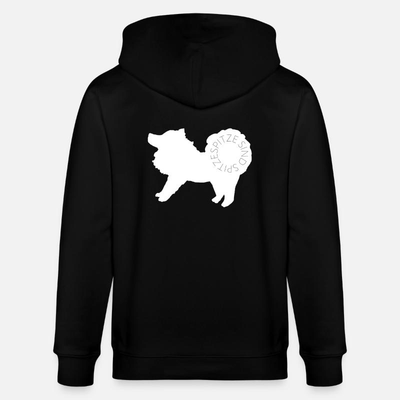 Spitze sind spitze! White - Stanley/Stella Unisex Bio-Kapuzenjacke CULTIVATOR  - Schwarz