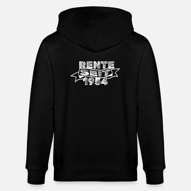Retraités 1954 - Veste à capuche bio CULTIVATOR Stanley/Stella Unisexe - noir