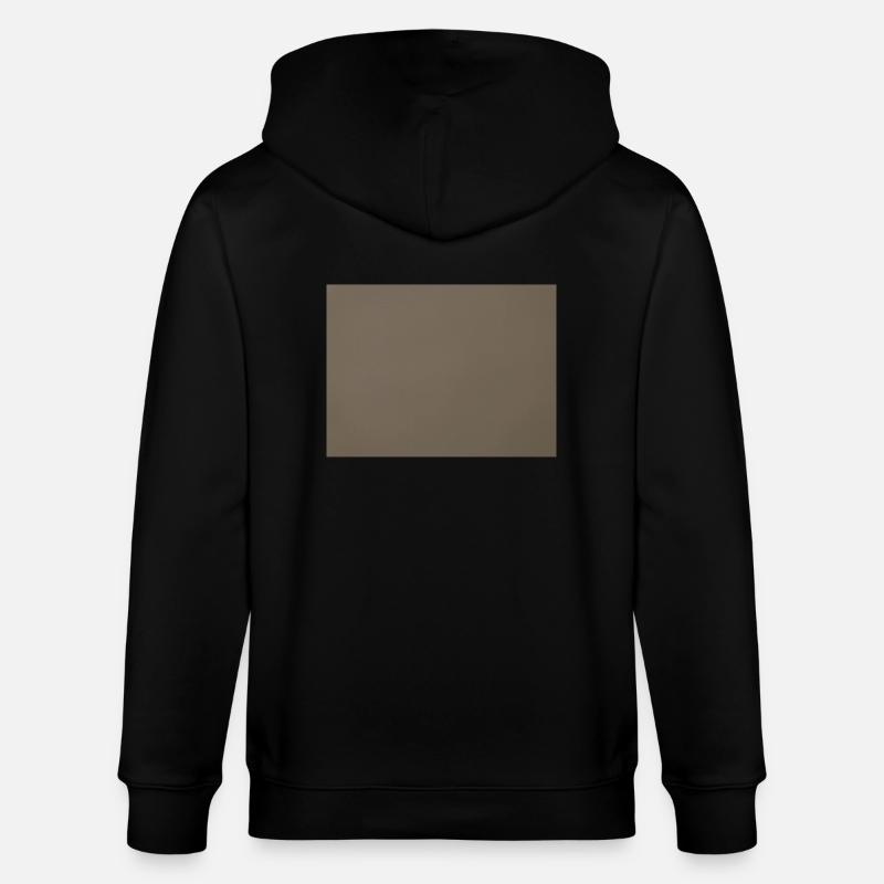 Mur marron - Veste à capuche bio CULTIVATOR Stanley/Stella Unisexe - noir