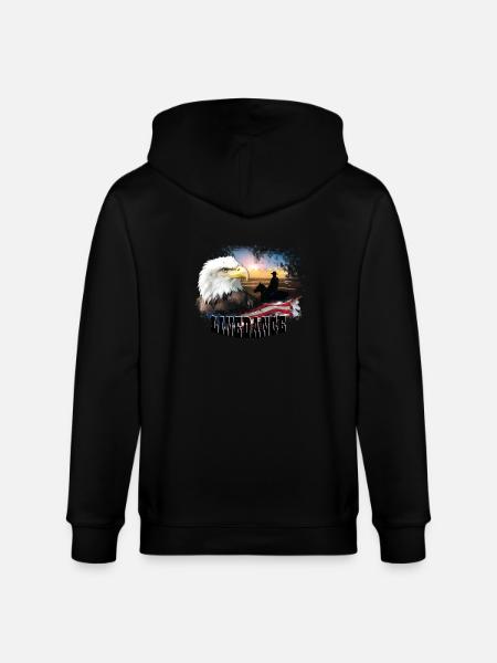 kl_linedance25 - Stanley/Stella Unisex Bio-Kapuzenjacke CULTIVATOR  - Schwarz