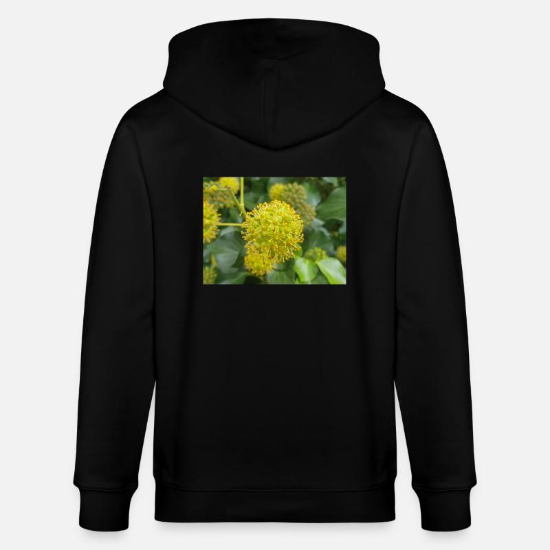Persischer Efeu (Kolchischer Efeu) - Stanley/Stella Unisex Bio-Kapuzenjacke CULTIVATOR  - Schwarz