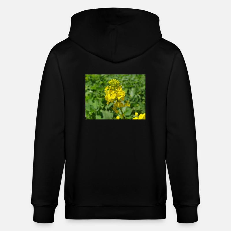 Schwarzer Senf - Stanley/Stella Unisex Bio-Kapuzenjacke CULTIVATOR  - Schwarz