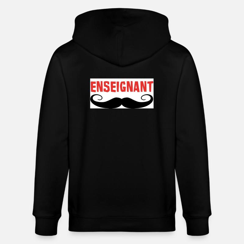 ENSEIGNANT - Veste à capuche bio CULTIVATOR Stanley/Stella Unisexe - noir