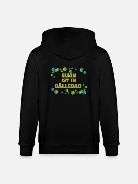 Gift for Elian - Stanley/Stella CULTIVATOR Unisex Organic Hooded Jacket - black