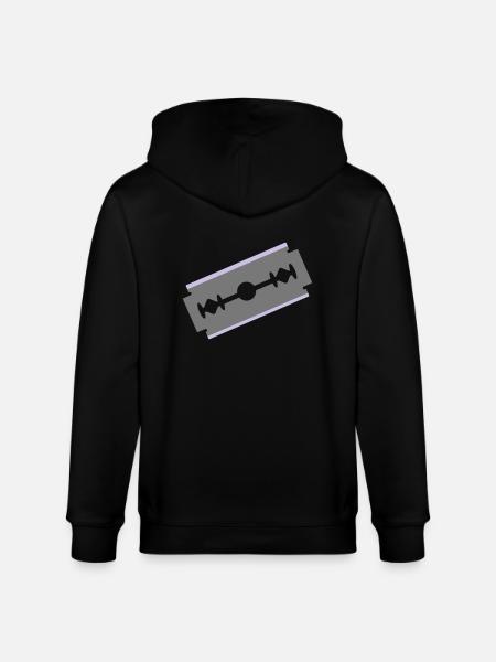 Cut razor blade cut cut 2c - Stanley/Stella CULTIVATOR  Unisex Organic Hooded Jacket - black