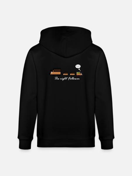 Igel-Follower - Stanley/Stella Unisex Bio-Kapuzenjacke CULTIVATOR - Schwarz