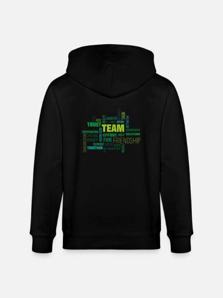 Team - Stanley/Stella CULTIVATOR Unisex Organic Hooded Jacket - black