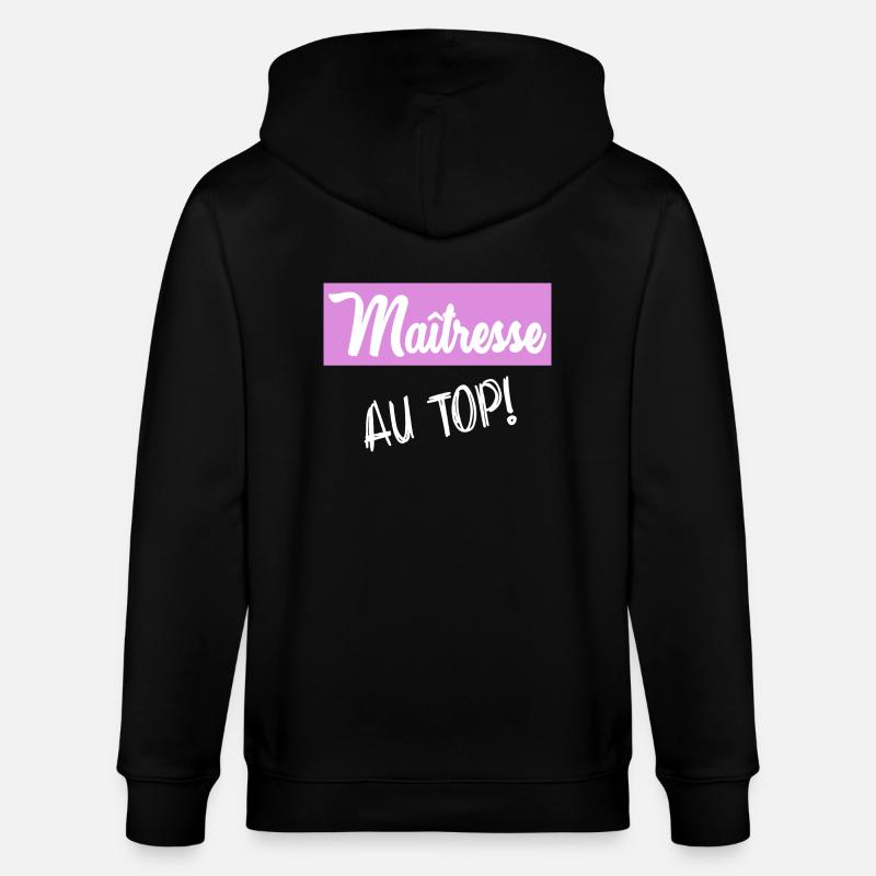MERCI. MAÎTRESSE - Veste à capuche bio CULTIVATOR Stanley/Stella Unisexe - noir