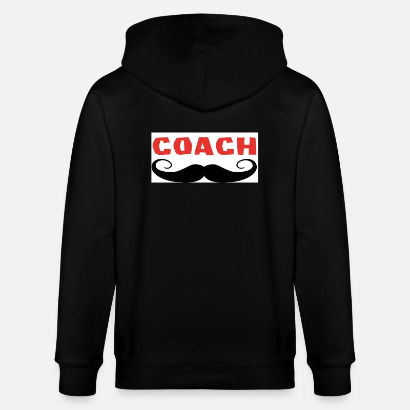 COACH Moustache - Veste à capuche bio CULTIVATOR Stanley/Stella Unisexe - noir