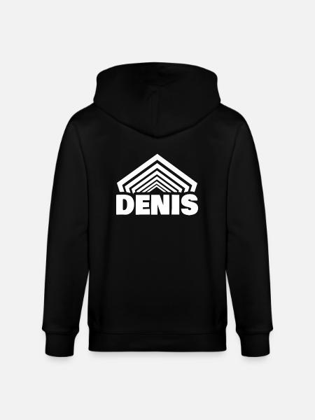 First name Denis - Stanley/Stella CULTIVATOR Unisex Organic Hooded Jacket - black