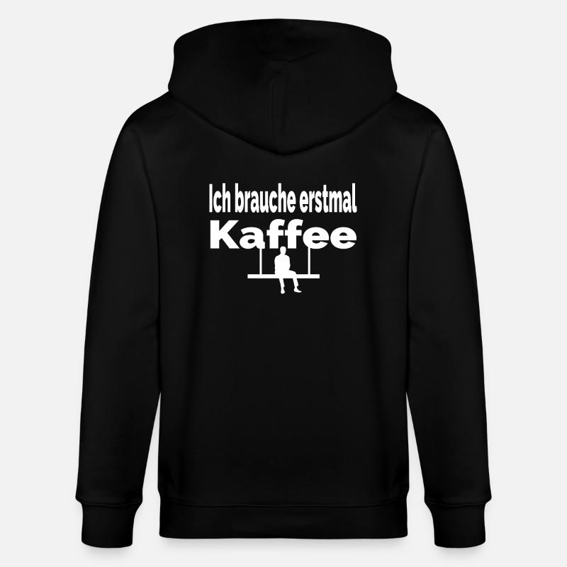 Kaffee - Stanley/Stella Unisex Bio-Kapuzenjacke CULTIVATOR  - Schwarz