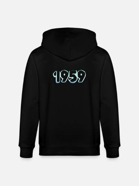 1959 - Stanley/Stella CULTIVATOR  Unisex Organic Hooded Jacket - black