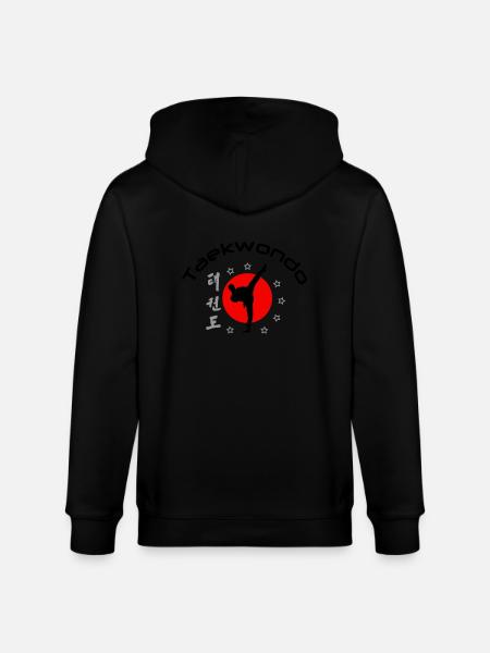 taekwondo_3 - Stanley/Stella CULTIVATOR Unisex Organic Hooded Jacket - black