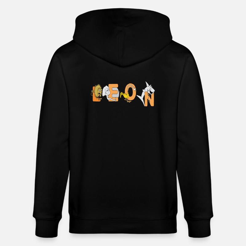 Leon - Stanley/Stella Unisex Bio-Kapuzenjacke CULTIVATOR  - Schwarz