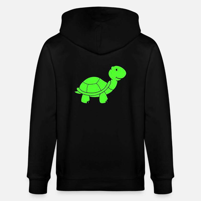 tortue - Veste à capuche bio CULTIVATOR Stanley/Stella Unisexe - noir