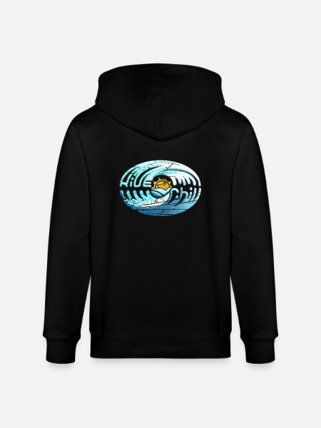 ride and chill - Stanley/Stella Unisex Bio-Kapuzenjacke CULTIVATOR - Schwarz