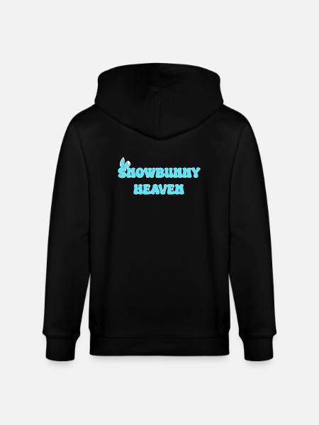 Snowbunny Heaven - Stanley/Stella CULTIVATOR  Unisex Organic Hooded Jacket - black