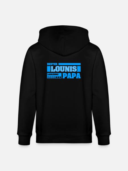 Lounis as a given name - Stanley/Stella CULTIVATOR Unisex Organic Hooded Jacket - black