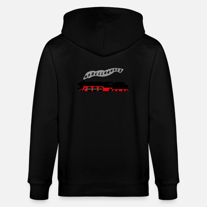 Modellbahner 2 - Stanley/Stella Unisex Bio-Kapuzenjacke CULTIVATOR  - Schwarz