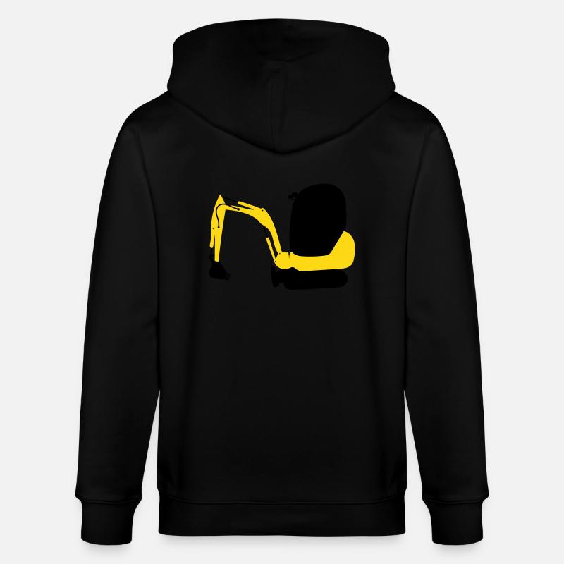 pelleteuse - Veste à capuche bio CULTIVATOR Stanley/Stella Unisexe - noir