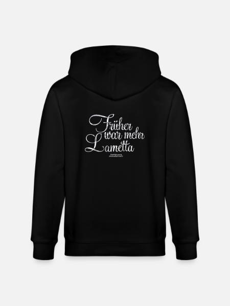 Früher war mehr Lametta - Stanley/Stella Unisex Bio-Kapuzenjacke CULTIVATOR - Schwarz