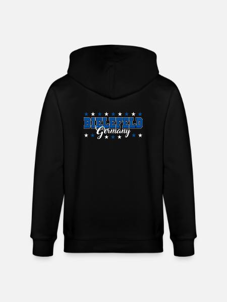 Bielefeld - Stanley/Stella Unisex Bio-Kapuzenjacke CULTIVATOR - Schwarz