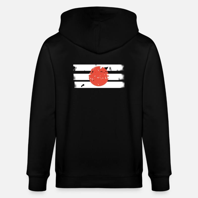 Japan - Stanley/Stella Unisex Bio-Kapuzenjacke CULTIVATOR - Schwarz