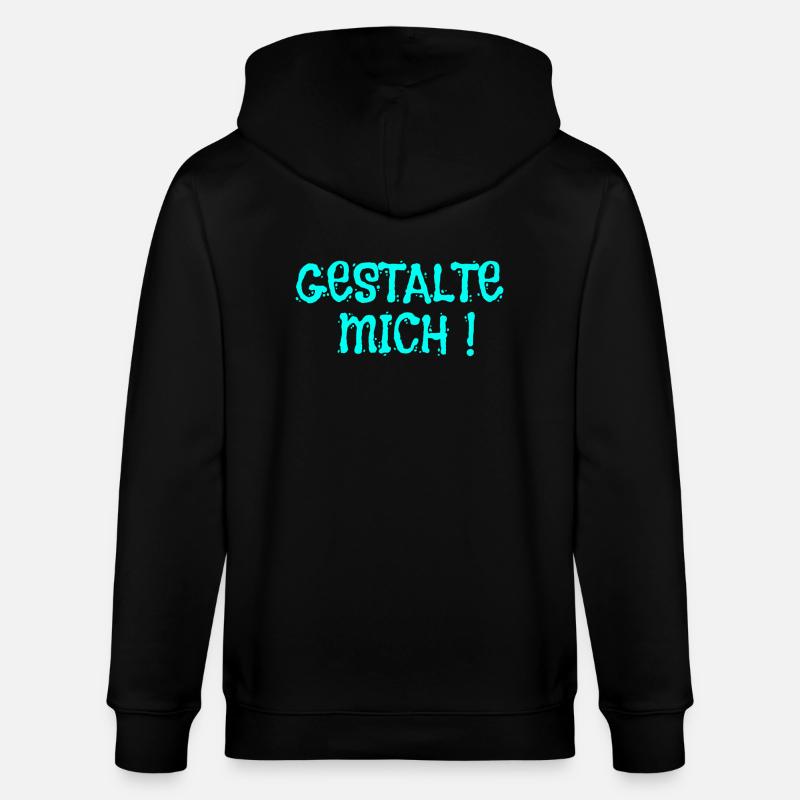 Gestalte Mich - Stanley/Stella Unisex Bio-Kapuzenjacke CULTIVATOR  - Schwarz