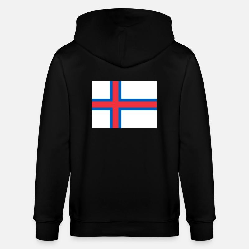 Färöer Inseln - Stanley/Stella Unisex Bio-Kapuzenjacke CULTIVATOR  - Schwarz